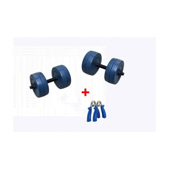 Купить Гантель  RN-Sport 2x10 кг гранилитовые RN1146 в Киеве - фото №1